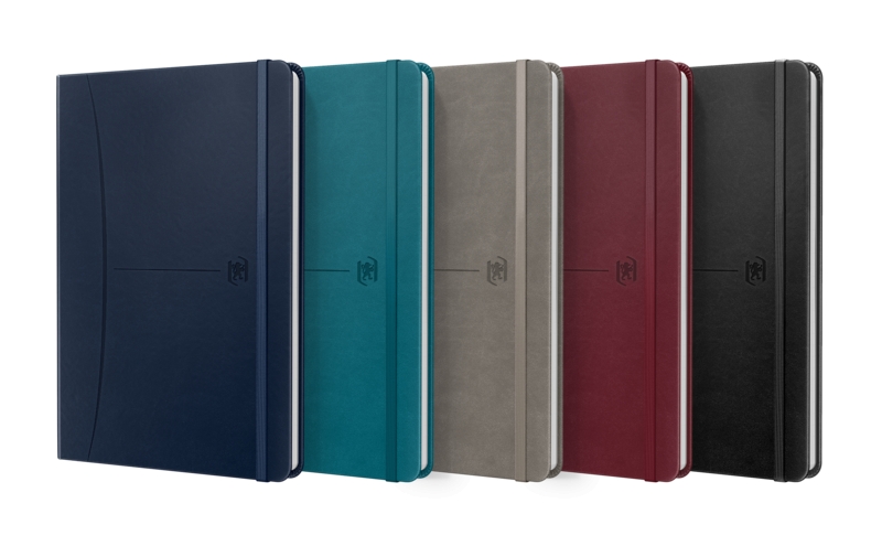Oxford Signature Cuaderno Cosido Tapa Extradura A5 - 1 Linea - 80 Hojas - Colores Surtidos