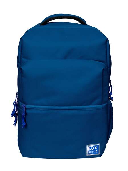 Oxford B-Ready Mochila Escolar - Tirantes Acolchados y Ajustables - Tamaño 42x30x15cm - Color Azul Marino Oxford B-Ready Mochila Escolar - Tirantes Acolchados y Ajustables - Tamaño 42x30x15cm - Color Azul Marino