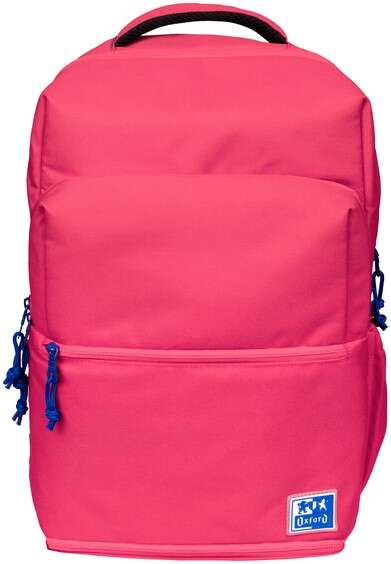Oxford +LB B-Out Mochila Escolar - Compartimento Isotermico - Cremallera Expandible - Tirantes Acolchados y Ajustables - Tamaño 42x30x15-20cm - Color Rosa Oxford +LB B-Out Mochila Escolar - Compartimento Isotermico - Cremallera Expandible - Tirantes Acolchados y Ajustables - Tamaño 42x30x15-20cm - Color Rosa