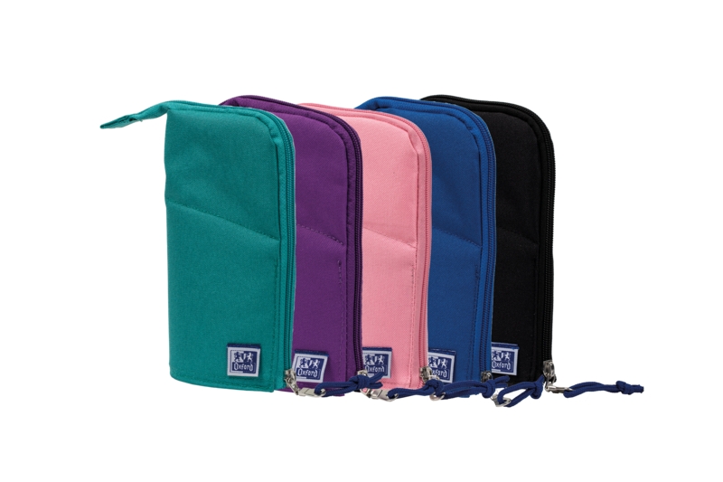 Oxford Teen Cubilet Estuche - Diseño Juvenil y Colorido - Incluye Surtido de Utiles Escolares - Ideal para Adolescentes