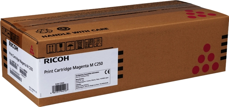 Ricoh MC250/PC300/PC301/PC302 Magenta Cartucho de Toner Original - 408354/M C250M Ricoh MC250/PC300/PC301/PC302 Magenta Cartucho de Toner Original - 408354/M C250M