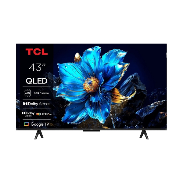 TCL 43T69C Televisor Smart TV 43\" QLED UltraHD 4K HDR - Google TV - WiFi, HDMI, USB 3.0, Ethernet, Bluetooth - VESA 200x200mm TCL 43T69C Televisor Smart TV 43\" QLED UltraHD 4K HDR - Google TV - WiFi, HDMI, USB 3.0, Ethernet, Bluetooth - VESA 200x200mm
