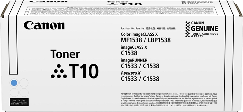 Canon T10 Cyan Cartucho de Toner Original - 4565C001