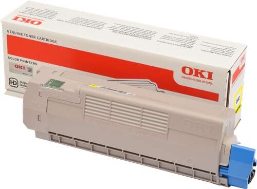 OKI C612 Amarillo Cartucho de Toner Original - 46507505 OKI C612 Amarillo Cartucho de Toner Original - 46507505
