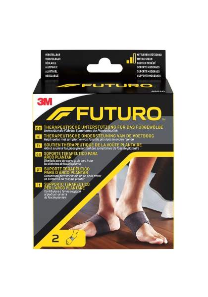 Futuro Soporte Terapeutico para Arco Plantar - Ajustable - Transpirable - Color Negro Futuro Soporte Terapeutico para Arco Plantar - Ajustable - Transpirable - Color Negro