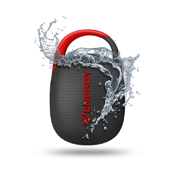 Energy Sistem EnergyClip Altavoz 9W - Radio FM - Bluetooth 5.4 - True Wireless - IPX7 - USB y MicroSD - Color Negro Energy Sistem EnergyClip Altavoz 9W - Radio FM - Bluetooth 5.4 - True Wireless - IPX7 - USB y MicroSD - Color Negro