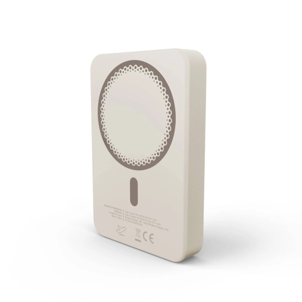 Energy Sistem Magnetic Powerbank Inalambrico Magnetico 10000 mAh - 15W Carga Inalambrica, 20W por Cable - Carga Inteligente y Rapida - Carga Simultanea - Sensor NTC - USB-C - Color Crema Energy Sistem Magnetic Powerbank Inalambrico Magnetico 10000 mAh - 15W Carga Inalambrica, 20W por Cable - Carga Inteligente y Rapida - Carga Simultanea - Sensor NTC - USB-C - Color Crema