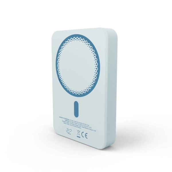 Energy Sistem Magnetic Powerbank Inalambrico Magnetico 10000 mAh - 15W Carga Inalambrica, 20W por Cable - Carga Inteligente y Rapida - Carga Simultanea - Sensor NTC - USB-C - Color Azul Energy Sistem Magnetic Powerbank Inalambrico Magnetico 10000 mAh - 15W Carga Inalambrica, 20W por Cable - Carga Inteligente y Rapida - Carga Simultanea - Sensor NTC - USB-C - Color Azul
