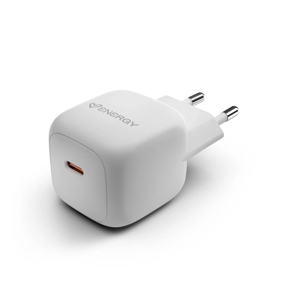 Energy Sistem GaN Charger Cargador GaN 45W - 1x USB-C PD - Carga Inteligente y Rapida - Control de Temperatura y Sobretension - Diseño Compacto - Color Blanco Energy Sistem GaN Charger Cargador GaN 45W - 1x USB-C PD - Carga Inteligente y Rapida - Control de Temperatura y Sobretension - Diseño Compacto - Color Blanco