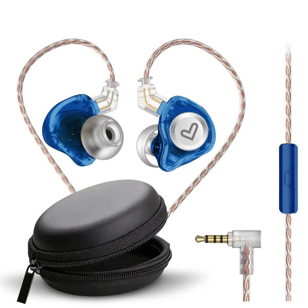 Energy Sistem Monitor Earphones Auriculares Intrauditivos - Microfono Integrado - Control de Reproduccion - Conector Jack 3.5 mm - Cable 120 cm - Color Azul Energy Sistem Monitor Earphones Auriculares Intrauditivos - Microfono Integrado - Control de Reproduccion - Conector Jack 3.5 mm - Cable 120 cm - Color Azul