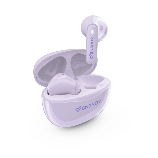 Energy Sistem PopBuds Auriculares True Wireless - Bluetooth 6.0 - 20h Autonomia - Diseño Compacto - Color Lila Energy Sistem PopBuds Auriculares True Wireless - Bluetooth 6.0 - 20h Autonomia - Diseño Compacto - Color Lila