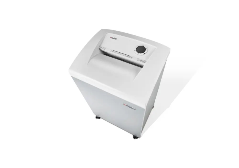 Dahle 306 Team Destructora de Papel Manual Corte en Particulas P-3 - Destruye hasta 20 Hojas - Papelera de 60L - Ruedas Giratorias con Freno - Color Blanco