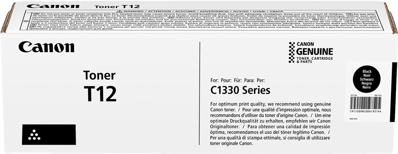 Canon T12 Negro Cartucho de Toner Original - 5098C006