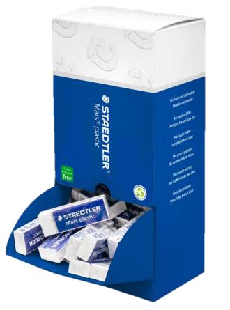Staedtler Mars Plastic Goma de Borrar - Plastico - Alta Precision - Color Blanco Staedtler Mars Plastic Goma de Borrar - Plastico - Alta Precision - Color Blanco