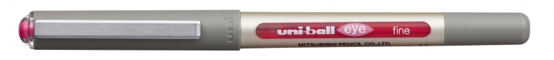 Uni-ball Eye Fine UB-157 Boligrafo de Tinta Liquida - Punta de Bola 0.7mm - Tinta Resistente al Agua y Luz - Sistema de Control de Tinta - Color Rosa