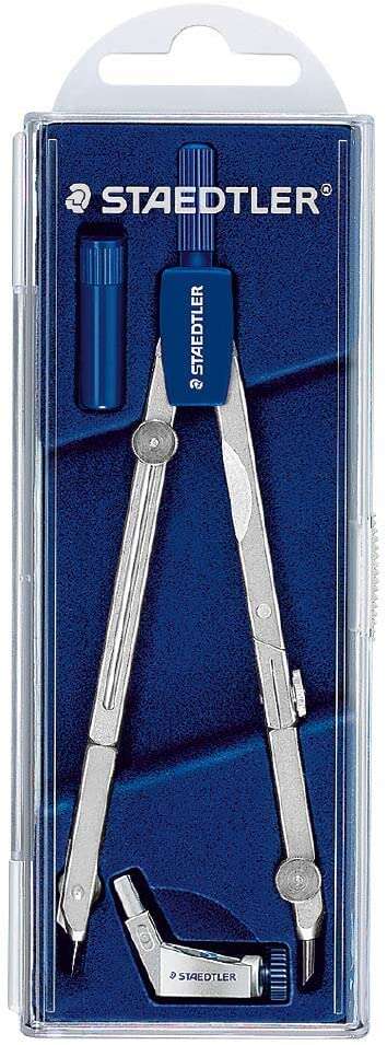 Staedtler Mars 552 02 Compas de Precision - Alargadera Telescopica - Pata Articulada