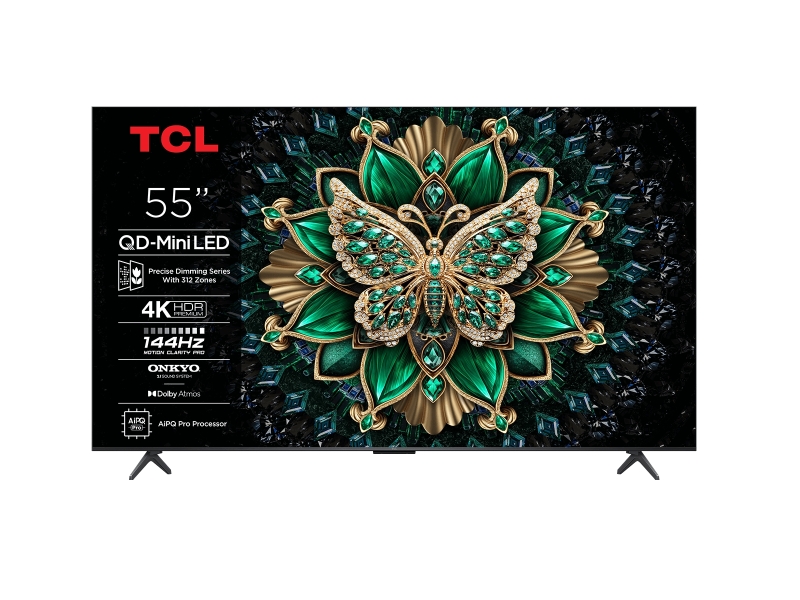 TCL 55C6K Televisor Smart TV 55\" MiniLED UltraHD 4K - Google TV - 144Hz - Sonido Onkyo - Dolby Vision IQ - Dolby Atmos - VESA 300x300