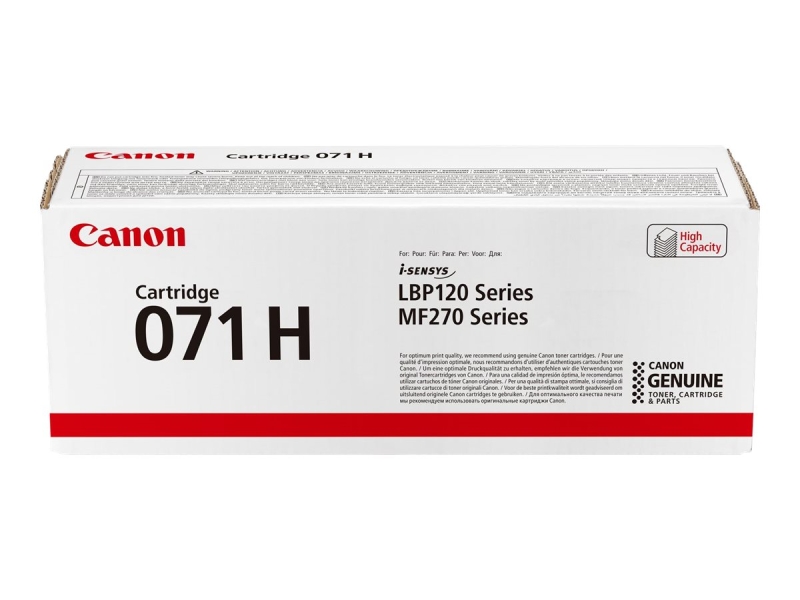 Canon 071H Negro Cartucho de Toner Original - 5646C002