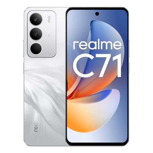Realme C71 Smartphone Pantalla 6.67\" - 8GB - 256GB - Camara 50MP - Bateria 6000mAh - Carga Rapida 45W - Color Blanco