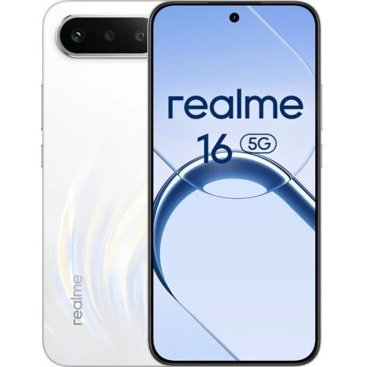 Realme 16 5G Smartphone Pantalla 6.57\" - 8GB - 256GB - Camara 50MP - Bateria 6550mAh - Carga Rapida 45W - Color Blanco Realme 16 5G Smartphone Pantalla 6.57\" - 8GB - 256GB - Camara 50MP - Bateria 6550mAh - Carga Rapida 45W - Color Blanco