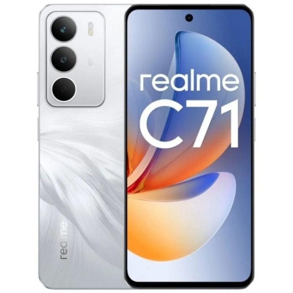 Realme C71 Smartphone Pantalla 6.67\" - 4GB - 256GB - Camara 50MP - Bateria 6000mAh - Carga Rapida 45W - Color Blanco Realme C71 Smartphone Pantalla 6.67\" - 4GB - 256GB - Camara 50MP - Bateria 6000mAh - Carga Rapida 45W - Color Blanco