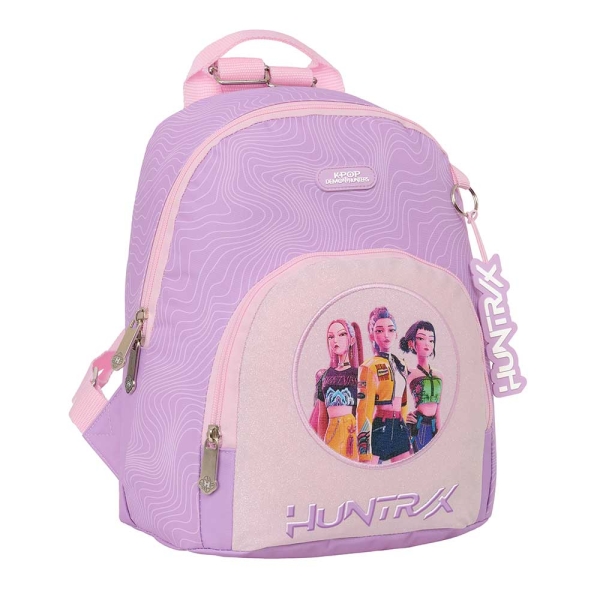Safta K-Pop Demon Hunters Iconic Mini Mochila - Bolsillo Frontal y Trasero - Cremallera - Hombreras Ajustables - Asa Superior - Compacta y Ligera - 25x30x13cm - Color Lavanda Safta K-Pop Demon Hunters Iconic Mini Mochila - Bolsillo Frontal y Trasero - Cremallera - Hombreras Ajustables - Asa Superior - Compacta y Ligera - 25x30x13cm - Color Lavanda