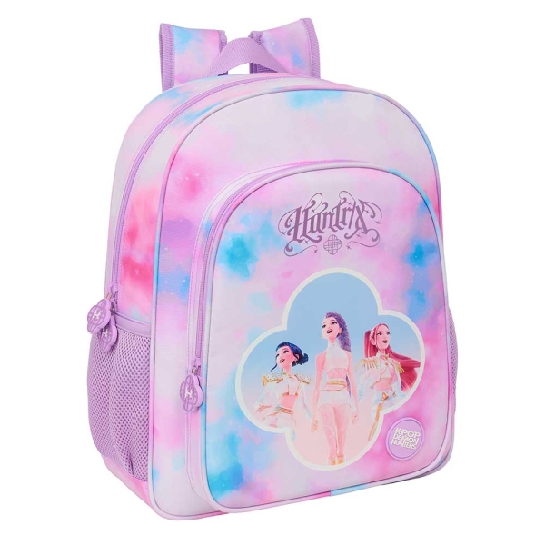 Safta K-Pop Demon Hunters Artist Mochila - 15L - Adaptable a Carro - Bolsillo Frontal - Portabotellas - Cremallera con Doble Tirador - Asa - Hombreras y Espalda Acolchada - 32x38x12cm - Multicolor Safta K-Pop Demon Hunters Artist Mochila - 15L - Adaptable a Carro - Bolsillo Frontal - Portabotellas - Cremallera con Doble Tirador - Asa - Hombreras y Espalda Acolchada - 32x38x12cm - Multicolor