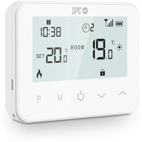 SPC Vesta Thermostat Termostato Inteligente WiFi para Caldera de Gas con Control por App SPC Vesta Thermostat Termostato Inteligente WiFi para Caldera de Gas con Control por App