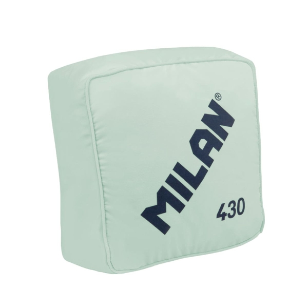 Milan Coleccion 430 Cojin con Forma y Color de la Goma de borrar Milan 430 - Medidas 35x35x16cm - Color Verde Milan Coleccion 430 Cojin con Forma y Color de la Goma de borrar Milan 430 - Medidas 35x35x16cm - Color Verde