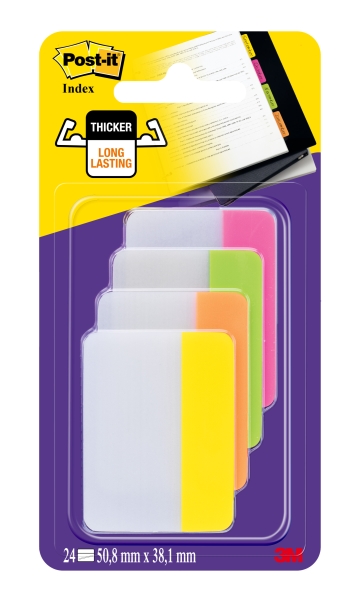 Post-It Index Dispensador con 66 Marcadores Reposicionables - Forma Rectangular - Colores Surtidos Post-It Index Dispensador con 66 Marcadores Reposicionables - Forma Rectangular - Colores Surtidos