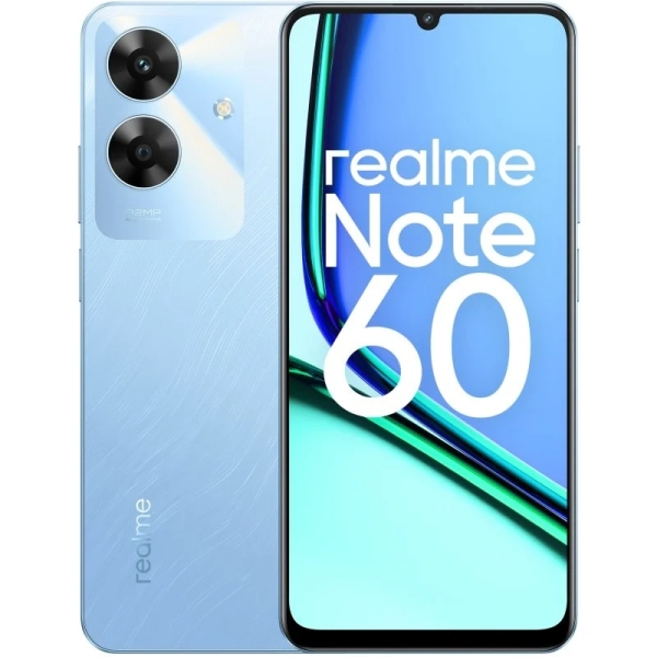 Realme Note 60 Smartphone Pantalla 6.75\" - 6GB - 128GB - Camara 32MP - Bateria 5000mAh - Color Azul