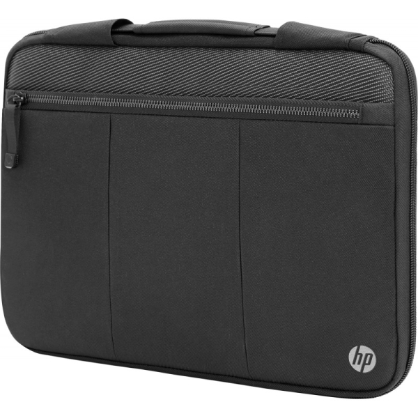 HP Renew Executive Funda para Portatil 14,1\" - Resistente al Agua - Compartimento Acolchado - Puerto USB?C Externo y Paso de Cable - Bolsillo RFID y Bolsillo para Rastreador - Correa Desmontable - Color Negro