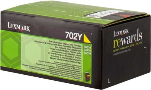Lexmark CS310/CS410/CS510 Amarillo Cartucho de Toner Original - 70C20Y0/70C20YE/702Y Lexmark CS310/CS410/CS510 Amarillo Cartucho de Toner Original - 70C20Y0/70C20YE/702Y