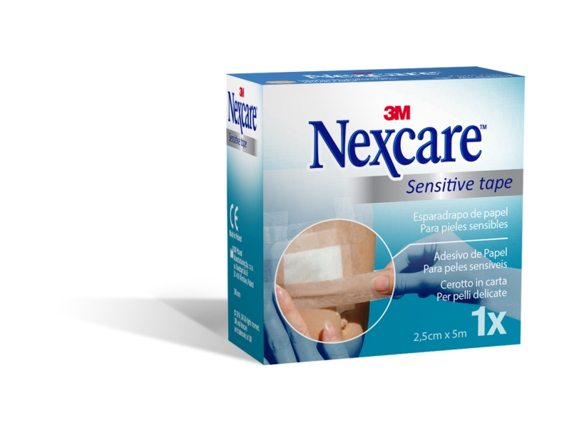 Nexcare Sensitive Esparadrapo - 25mm x 5m - Color Piel Nexcare Sensitive Esparadrapo - 25mm x 5m - Color Piel