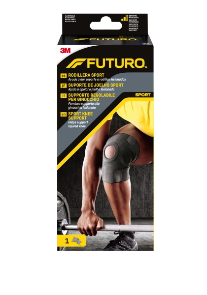 Futuro Sport Rodillera - Ajustable (33 - 44.4cm) - Color Negro Futuro Sport Rodillera - Ajustable (33 - 44.4cm) - Color Negro