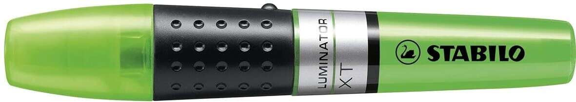 Stabilo Luminator Marcador Fluorescente - Mayor Suministro de Tinta - Zona de Agarre - Trazo entre 2 y 5mm - Color Verde