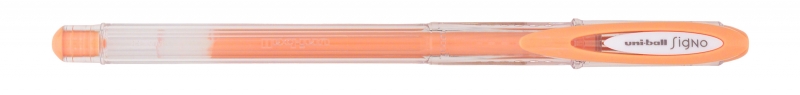 Uni-ball UM-120AC Signo Angelic Roller de Tinta Gel - Punta de Bola 0.7mm - Tinta Resistente al Agua y Luz - Escribe en Papel Negro y Blanco - Color Naranja