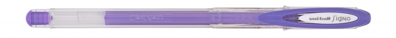 Uni-ball UM-120AC Signo Angelic Roller de Tinta Gel - Punta de Bola 0.7mm - Tinta Resistente al Agua y Luz - Escribe en Papel Negro y Blanco - Color Violeta