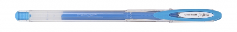 Uni-ball UM-120AC Signo Angelic Boligrafo de Tinta Gel - Punta de Bola 0.7mm - Tinta Resistente al Agua y Luz - Escribe en Papel Negro y Blanco - Color Azul