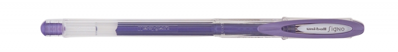 Uni-ball Signo Noble Metal UM-120NM Roller de Tinta Gel - Punta de Bola 0.8mm - Tinta Resistente al Agua y Luz - Escribe en Papel Negro y Blanco - Color Violeta