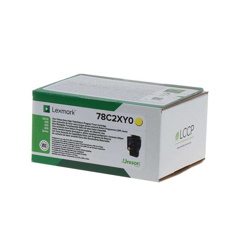 Lexmark CS421/CS521/CS622/CX421/CX522/CX622/CX625 Amarillo Cartucho de Toner Original - 78C2XY0/78C2XYE Lexmark CS421/CS521/CS622/CX421/CX522/CX622/CX625 Amarillo Cartucho de Toner Original - 78C2XY0/78C2XYE