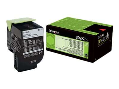 Lexmark CX310/CX410/CX510 Negro Cartucho de Toner Original - 80C20K0/80C20KE/802K Lexmark CX310/CX410/CX510 Negro Cartucho de Toner Original - 80C20K0/80C20KE/802K
