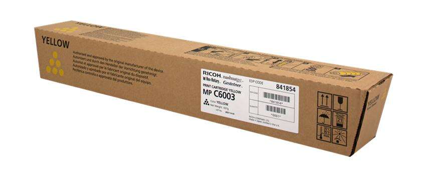 Ricoh Aficio MP-C4503/MP-C5503/MP-C6003 Amarillo Cartucho de Toner Original - 841854 Ricoh Aficio MP-C4503/MP-C5503/MP-C6003 Amarillo Cartucho de Toner Original - 841854
