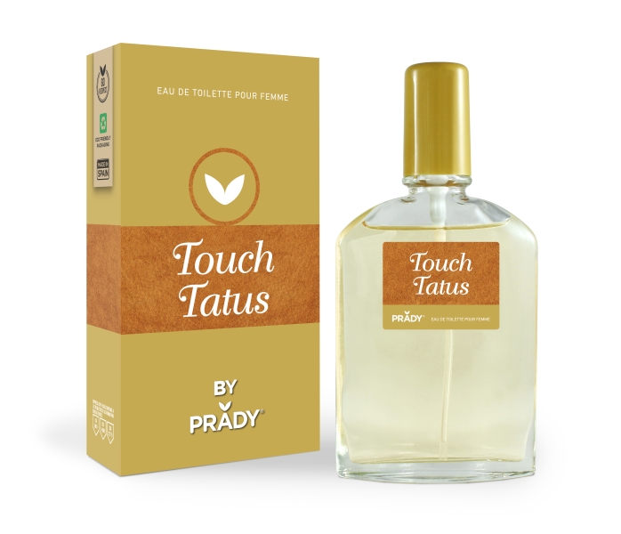 Prady Colonia de Mujer Touch Tatus - Frasco de 90 ml - Spray Pulverizador
