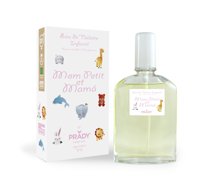 Prady Colonia Infantil Mom Petit et Mama - Frasco de 90 ml - Spray Pulverizador Prady Colonia Infantil Mom Petit et Mama - Frasco de 90 ml - Spray Pulverizador