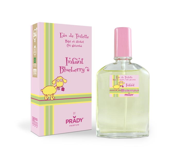 Prady Colonia Infantil Infant Blueberry´s - Frasco de 90 ml - Spray Pulverizador Prady Colonia Infantil Infant Blueberry´s - Frasco de 90 ml - Spray Pulverizador