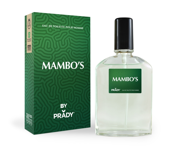 Prady Colonia de Hombre Mambo´s - Frasco de 90 ml - Spray Pulverizador