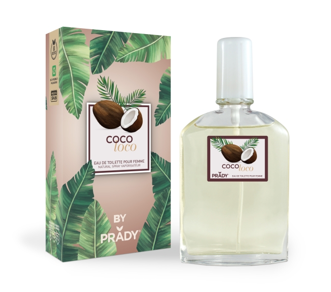 Prady Colonia Coleccion Frutales Coco Loco - Frasco de 90 ml - Spray Pulverizador