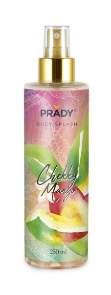 Prady Body Splash Chekky Mango - Frasco de 250 ml - Spray Pulverizador