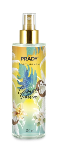 Prady Body Splash Coconut Passion - Frasco de 250 ml - Spray Pulverizador Prady Body Splash Coconut Passion - Frasco de 250 ml - Spray Pulverizador